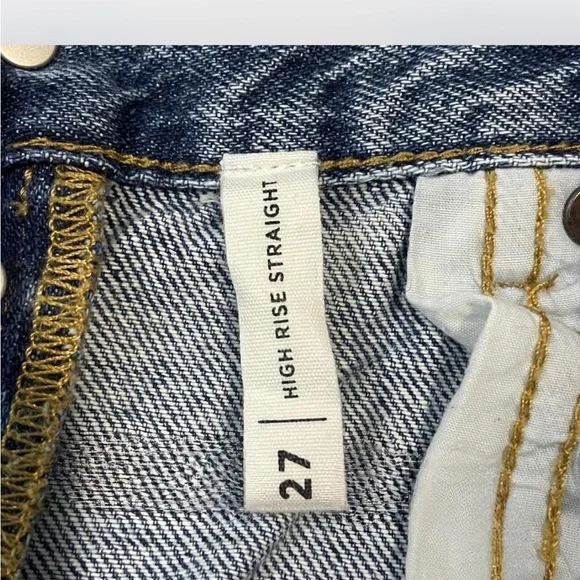 PacSun High Rise Straight Denim - Picture 3 of 4